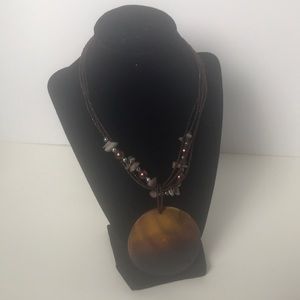 Bold statement necklace